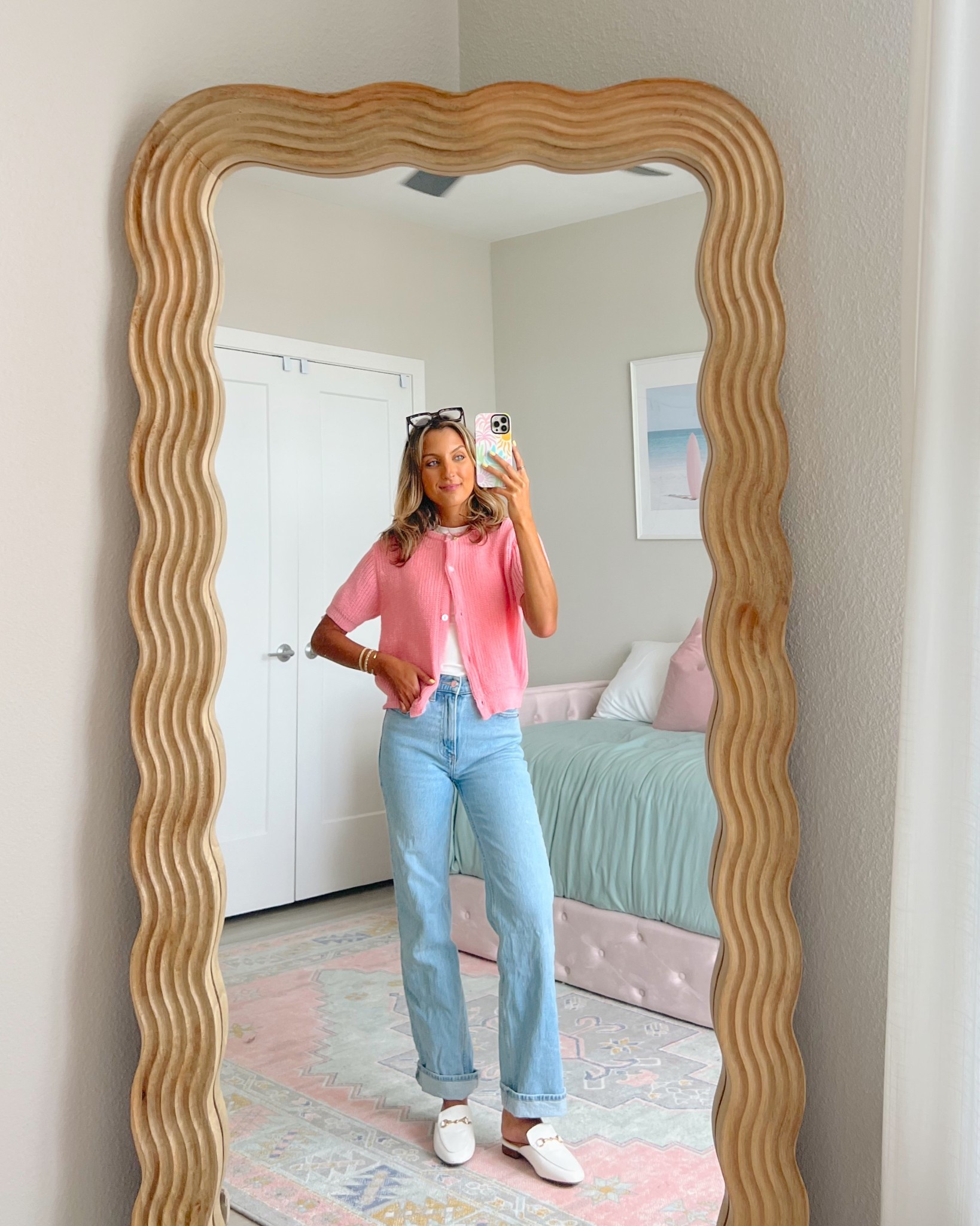 spring business casual outfit ideas 💗 wearing a size XS in this SheIn top