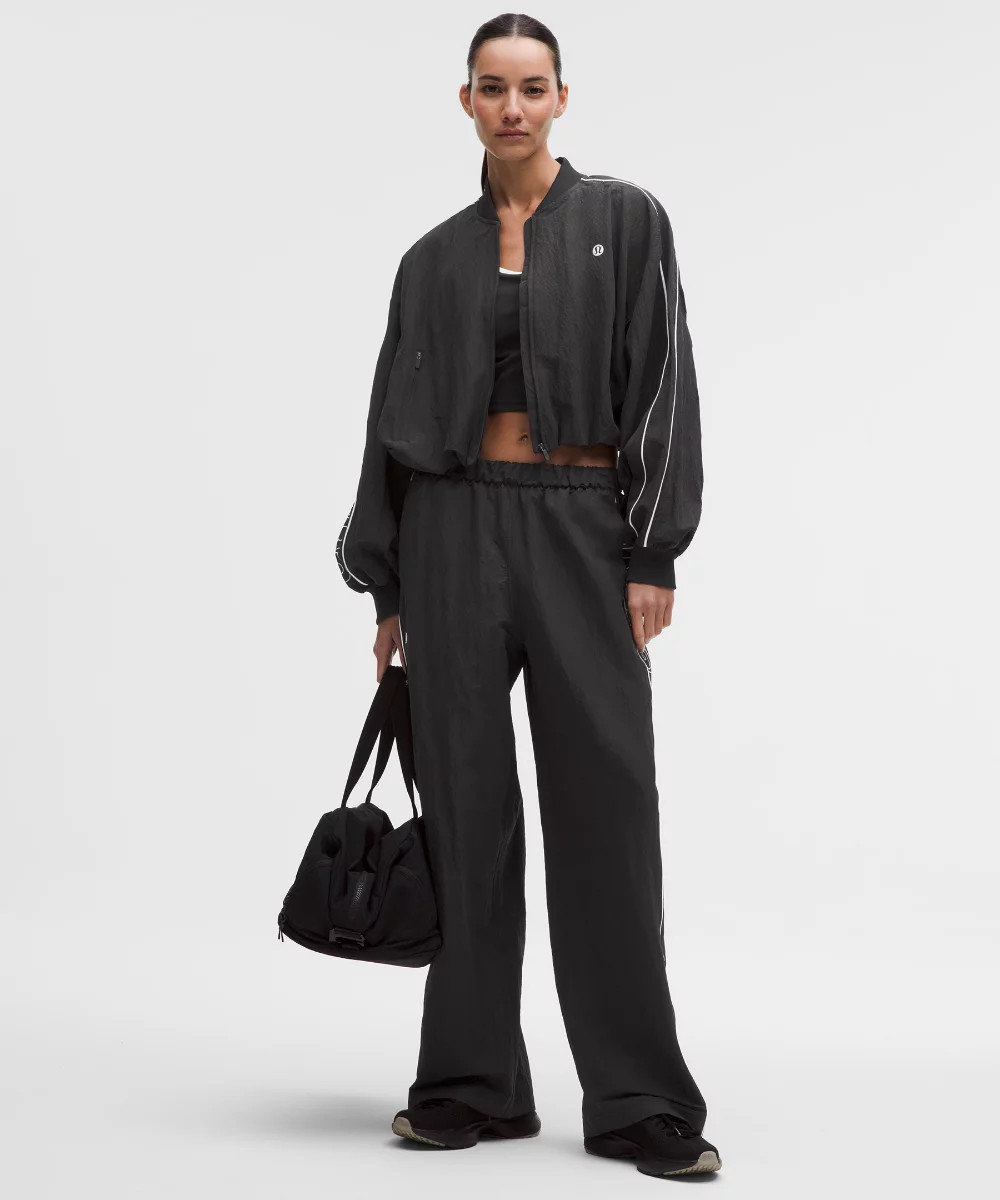 Crinkle Nylon Track Jacket   Wordmark | lululemon (AU)