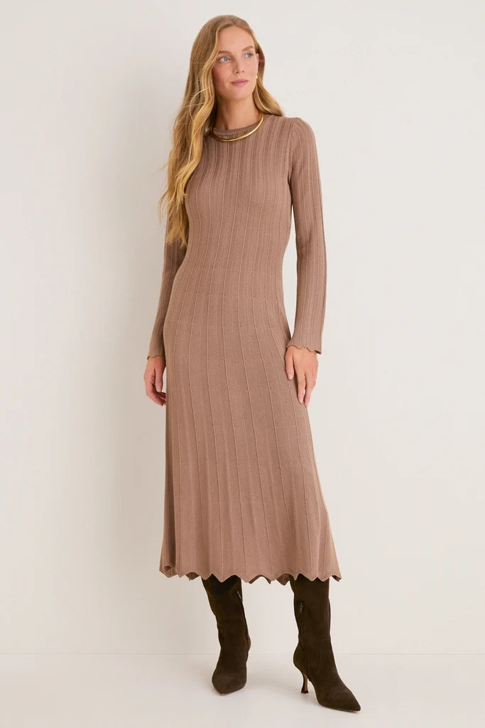 Mocha Knit Solange Dress | Tuckernuck (US)
