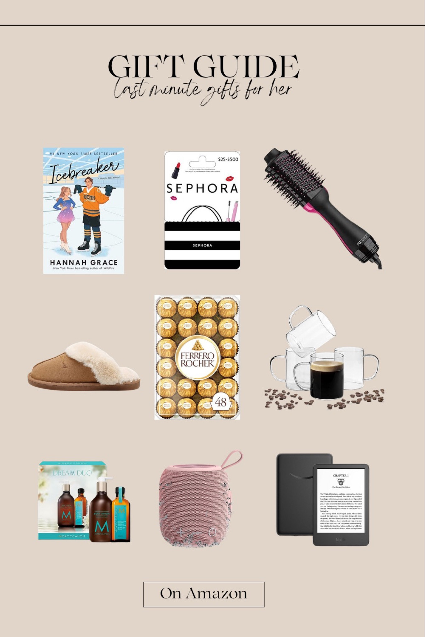 GIFT GUIDE 🎁 | Last minute gift ideas for her from Amazon Canada ✨

#LTKHoliday #LTKGiftGuide