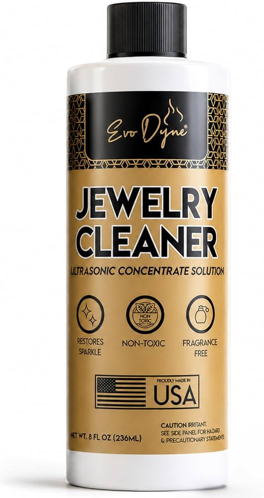 Evo Dyne Ultrasonic Jewelry Cleaner Solution 8 oz Concentrated Formula | Amazon (US)