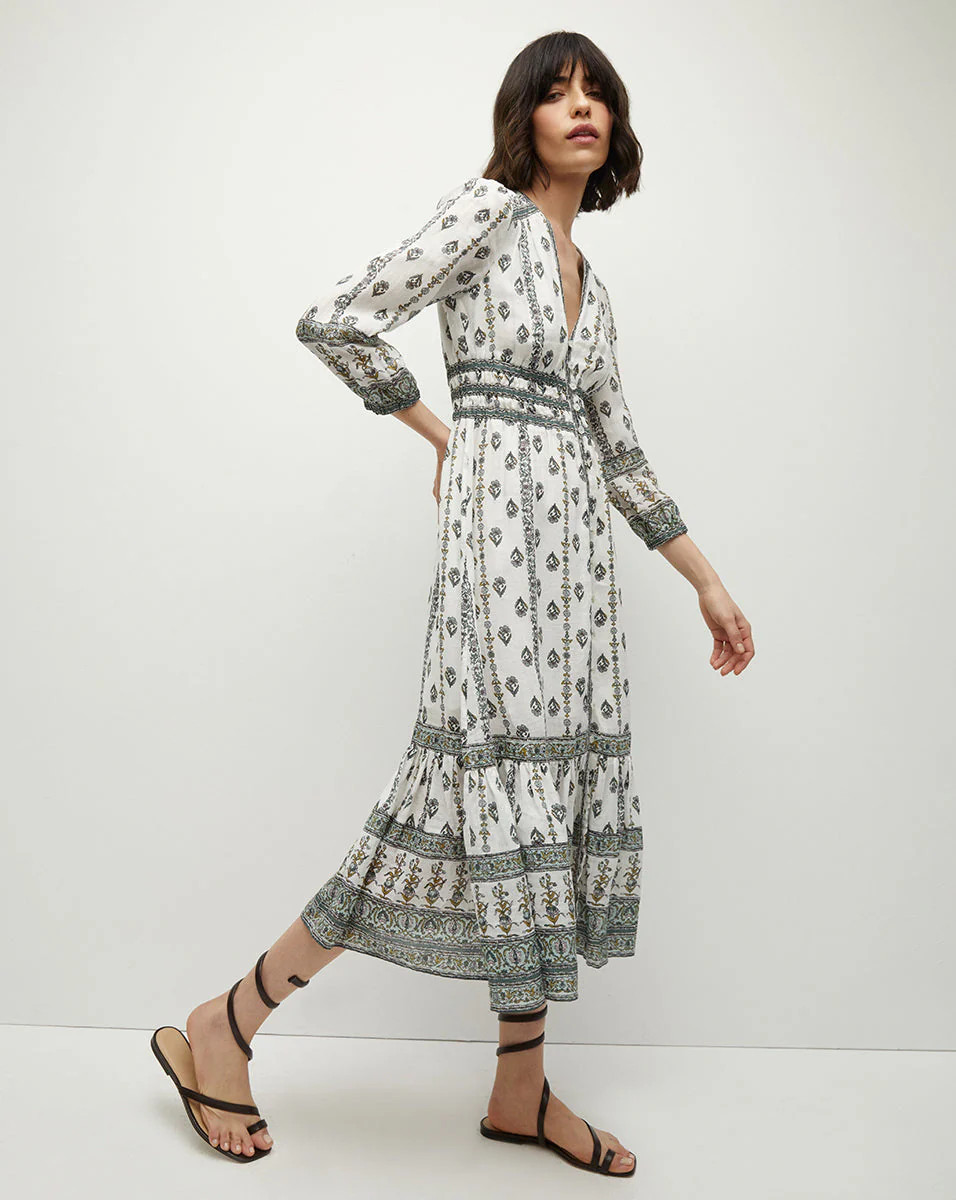 Castella Floral Boho Midi Dress | Veronica Beard | Veronica Beard