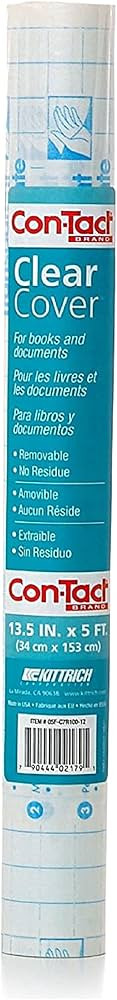 Con-Tact Brand Clear Adhesive Protective Liner, Protect Books and Documents, Easy to Apply Book C... | Amazon (US)