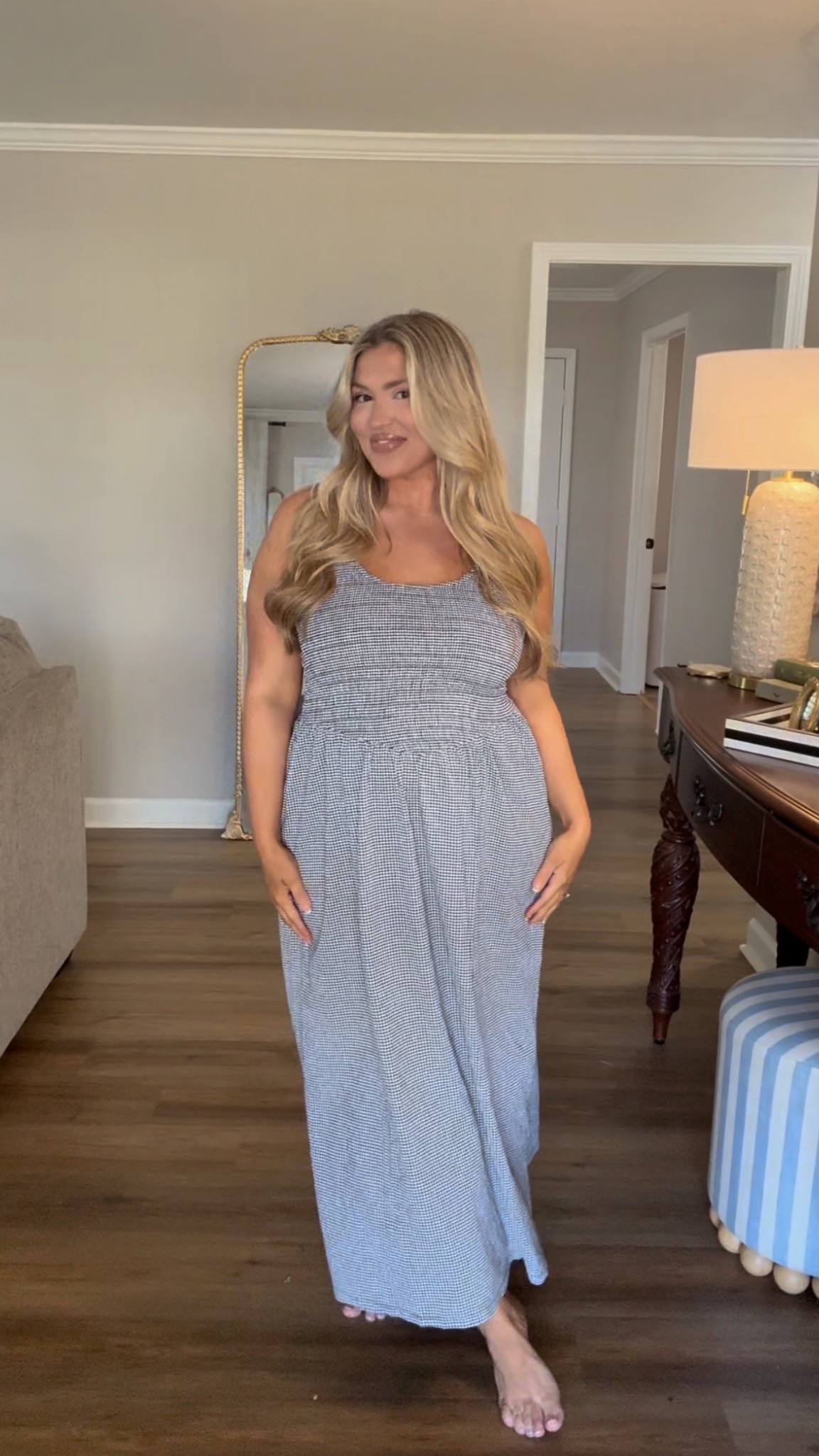 Size large!

#LTKMidsize #LTKBaby #LTKBump