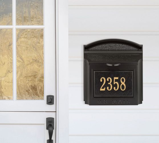 Wall Mailbox & House Numbers | Pottery Barn (US)