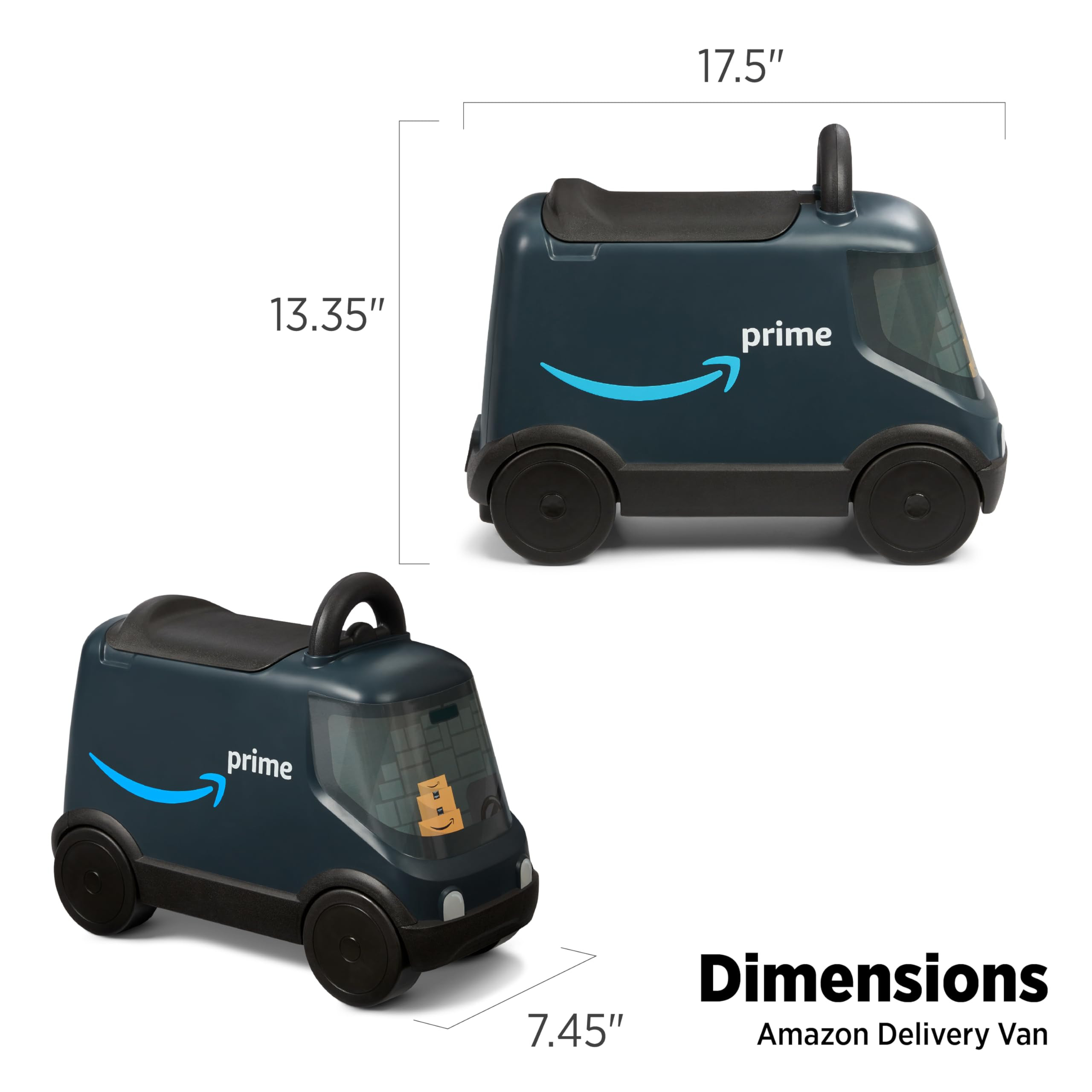 Amazon Delivery Van Ride On Toy for Kids, Blue Toddler Ride on Toy for Ages 2+, Amazon Exclusive | Amazon (US)