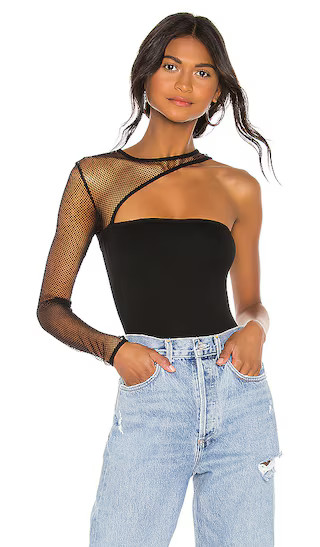 Jeffrey Bodysuit in Black | Revolve Clothing (Global)