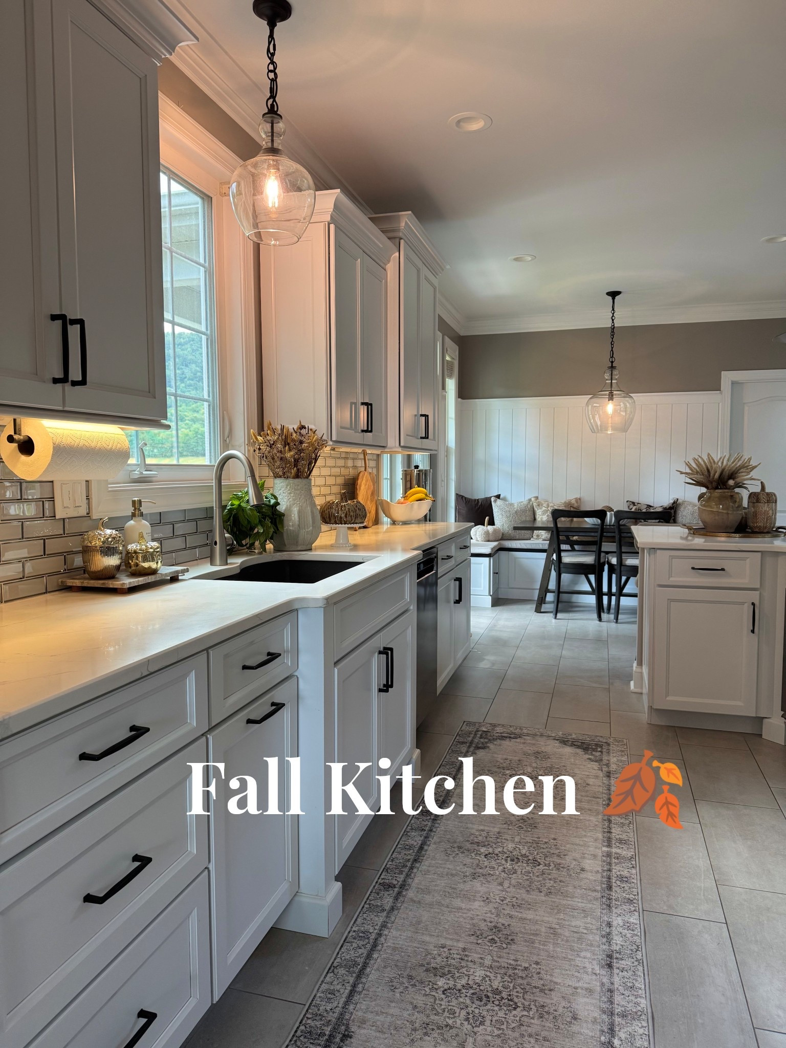 Neutral fall kitchen styling 
#fallhome #fallhomedecor #fallkitchen #autumn #neutralfallhome #transitionalhome 

#LTKHome #LTKSeasonal #LTKStyleTip