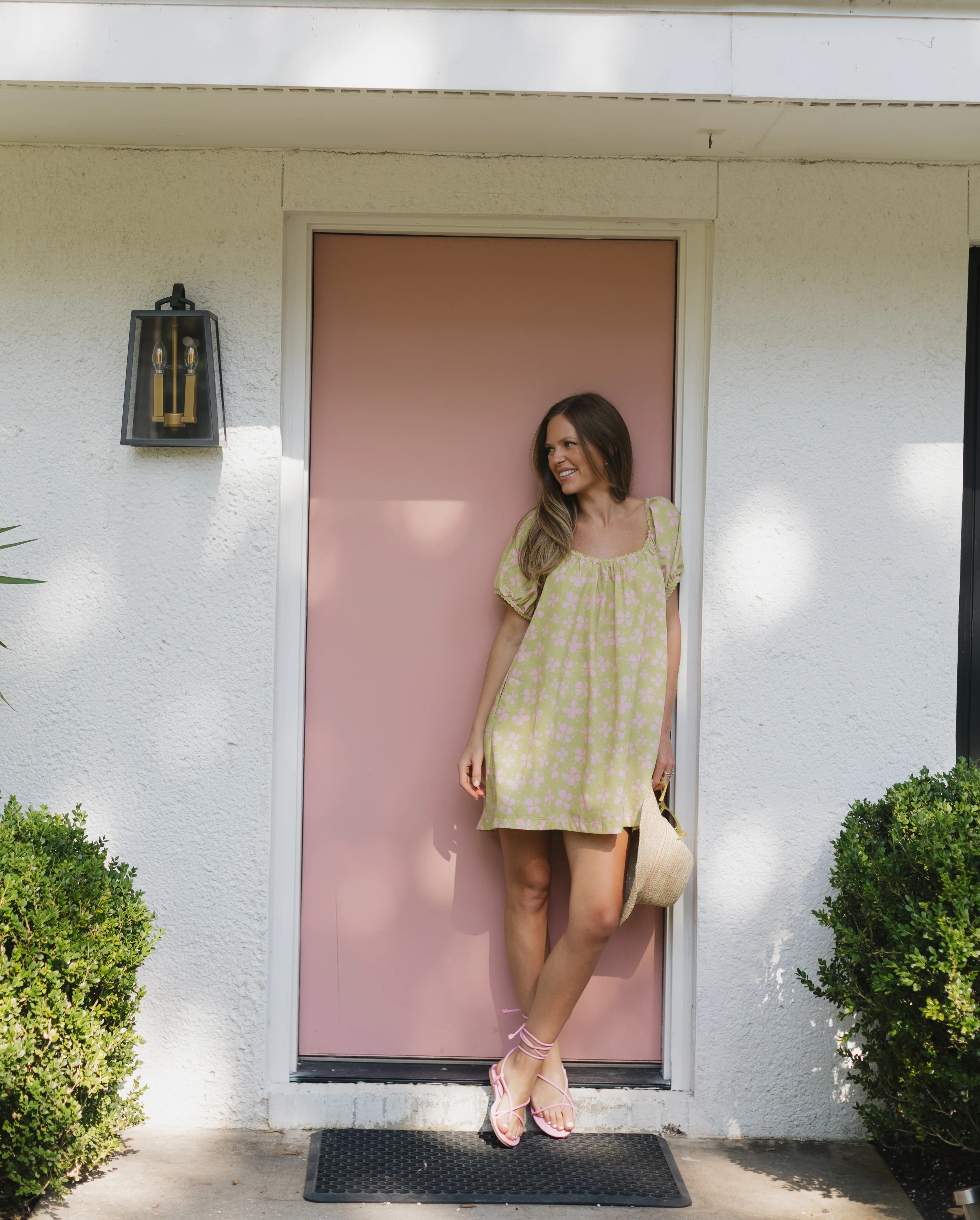 The Madeline Set - Kiwi Floral | Darling Loungewear