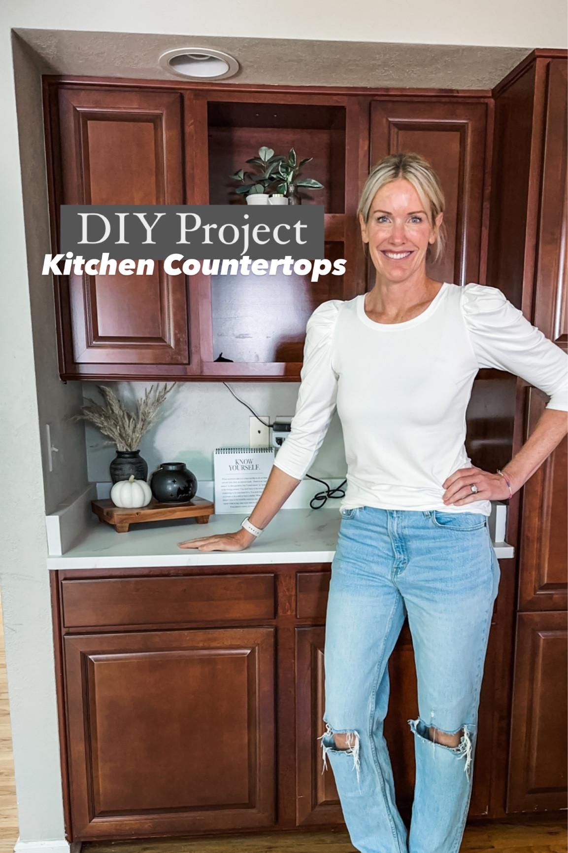 This was a fun one! So excited about how this DYI project turned out. We have so much brown granite in our kitchen, I just wanted one brighter spot for myself ❤️ This peel & stick laminate did not disappoint! Couldn’t find the exact LED Pumpkin Candle from Target, so I linked a similar one below!

Wallpaper | Granite Counter Tops

#LTKfindsunder50 #LTKhome