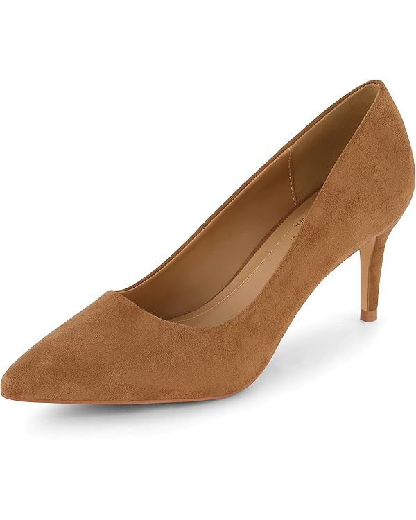 CUSHIONAIRE Women's Preston Dress Pump +Memory Foam, Wide Widths Available | Amazon (US)