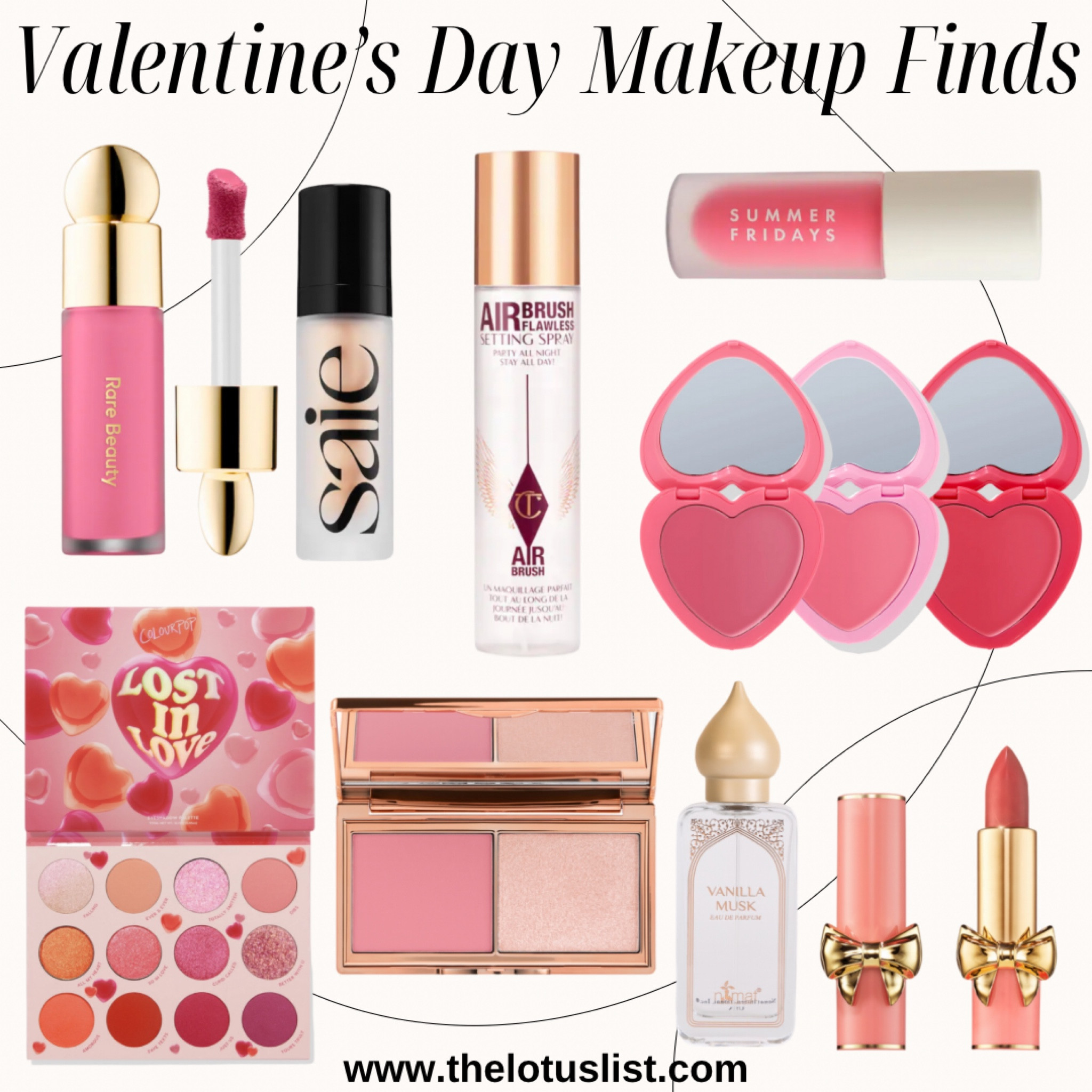 Valentine’s Day Makeup Finds

Ltkfindsunder100 / ltkfindsunder50 / LTKSeasonal / LTKGiftGuide / ulta / ulta sale / ulta finds / sephora / Sephora sale / Sephora finds / colourpop / beauty / beauty sale / beauty finds / makeup / makeup sale / sale / sale alert / Valentine’s Day / Valentine’s Day gifts / Valentine’s Day gift guide / makeup finds / perfume sale / girly finds / gifts for her 

#LTKstyletip #LTKsalealert #LTKbeauty