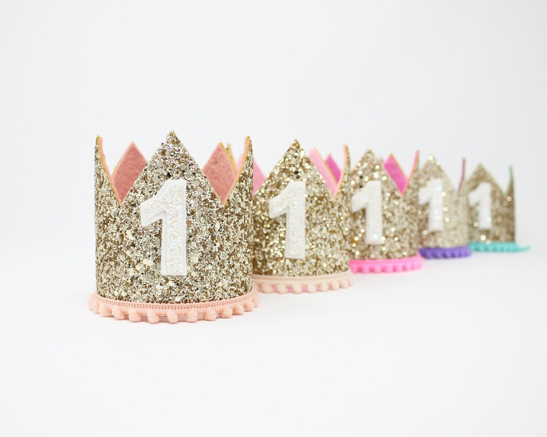 First Birthday Crown 1st Birthday Crown 1st Birthday Girl Outfit First Birthday Outfit Girl Gold ... | Etsy (US)
