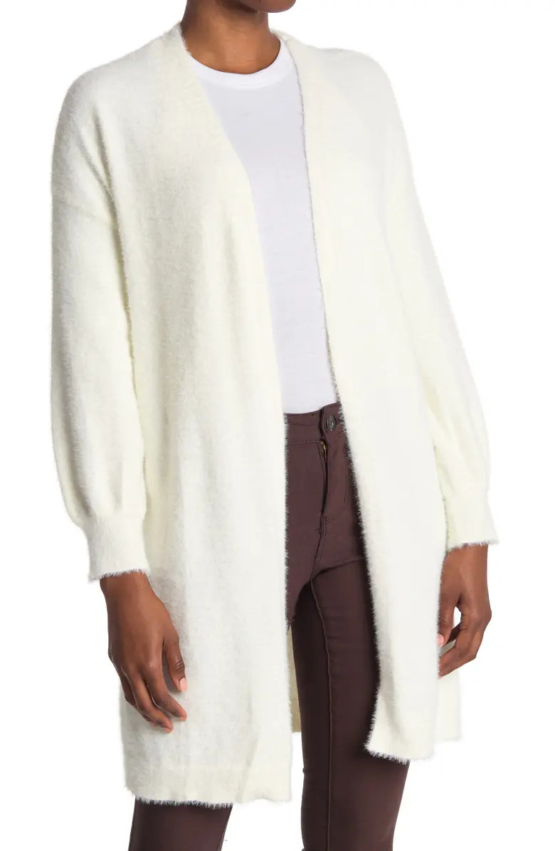 OLIVIA SKY Open Front Eyelash Knit Cardigan | Nordstromrack | Nordstrom Rack