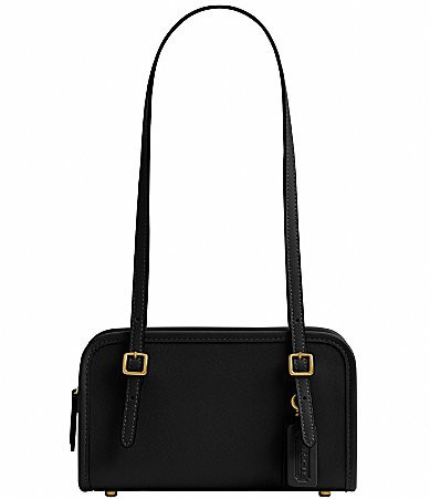 COACH The Originals Swing Zip 20 Buckle Handles Satchel Bag - Black | Dillard's