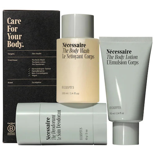 Eucalyptus Body Essentials Set - Trial + Travel | Sephora (US)