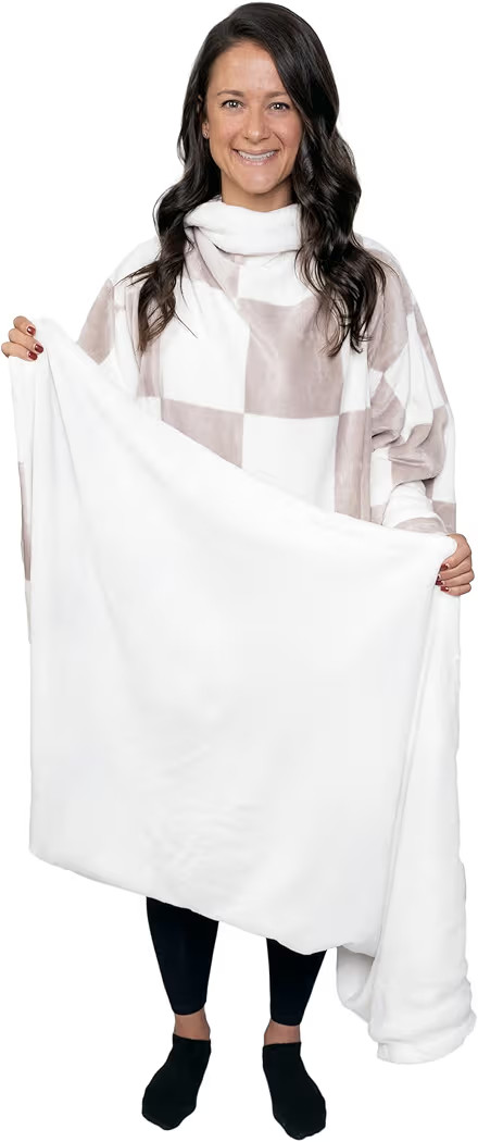 Snuggie Reversible The Original Wearable Blanket With Sleeves & Pocket for Adults| Functional War... | Amazon (US)