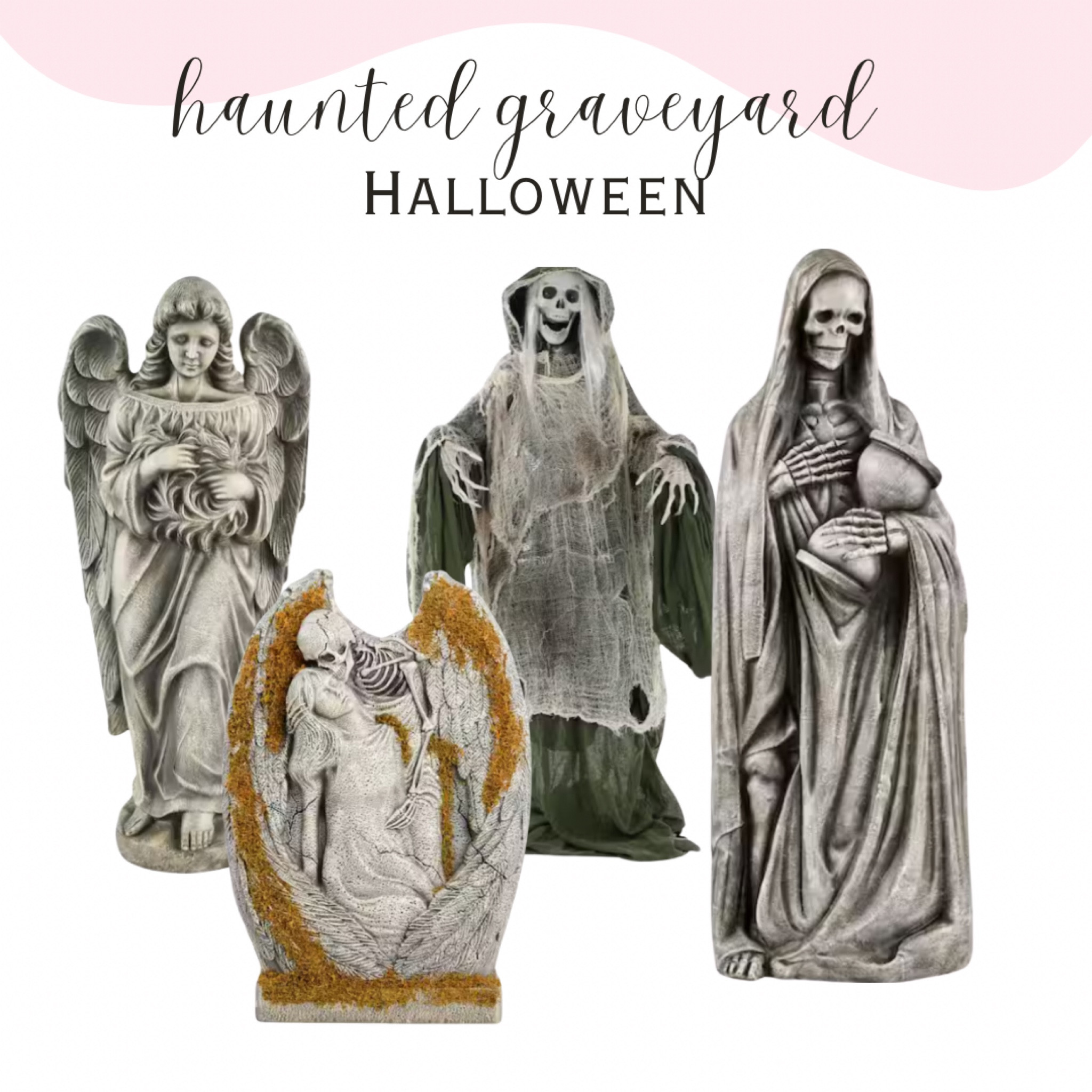 Haunted graveyard halloween 👻 

Spooky decor. Spooky season. Halloween decor. Halloween vibes.  Seasonal decor  

#LTKHome #LTKSeasonal