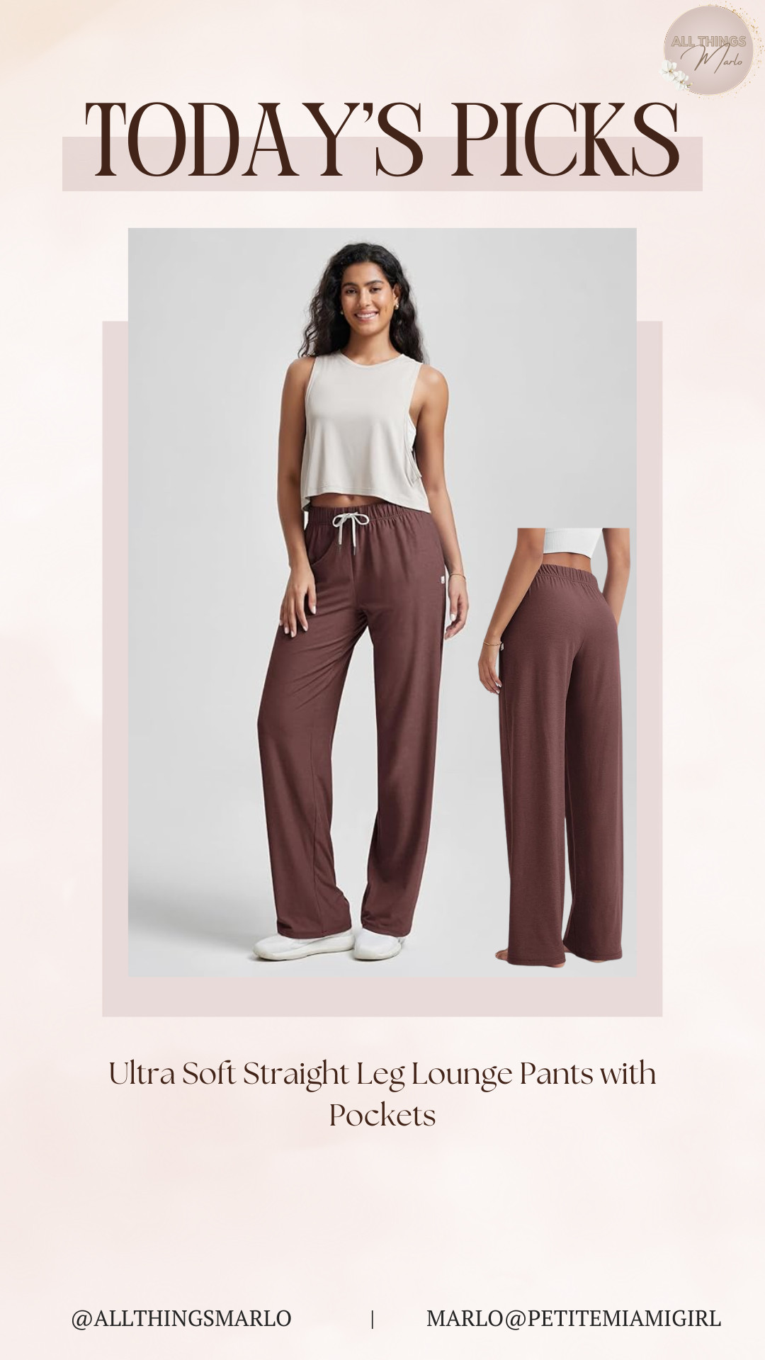 Ultra Soft Straight Leg Lounge Pants with Pockets 

 #LTKootd #LTKSeasonal #LTKTravel