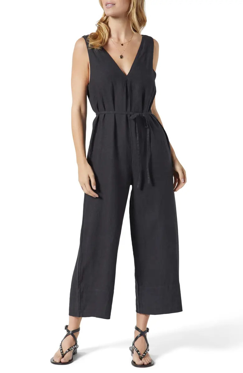 Joie Brier Crop Linen Jumpsuit | Nordstrom | Nordstrom