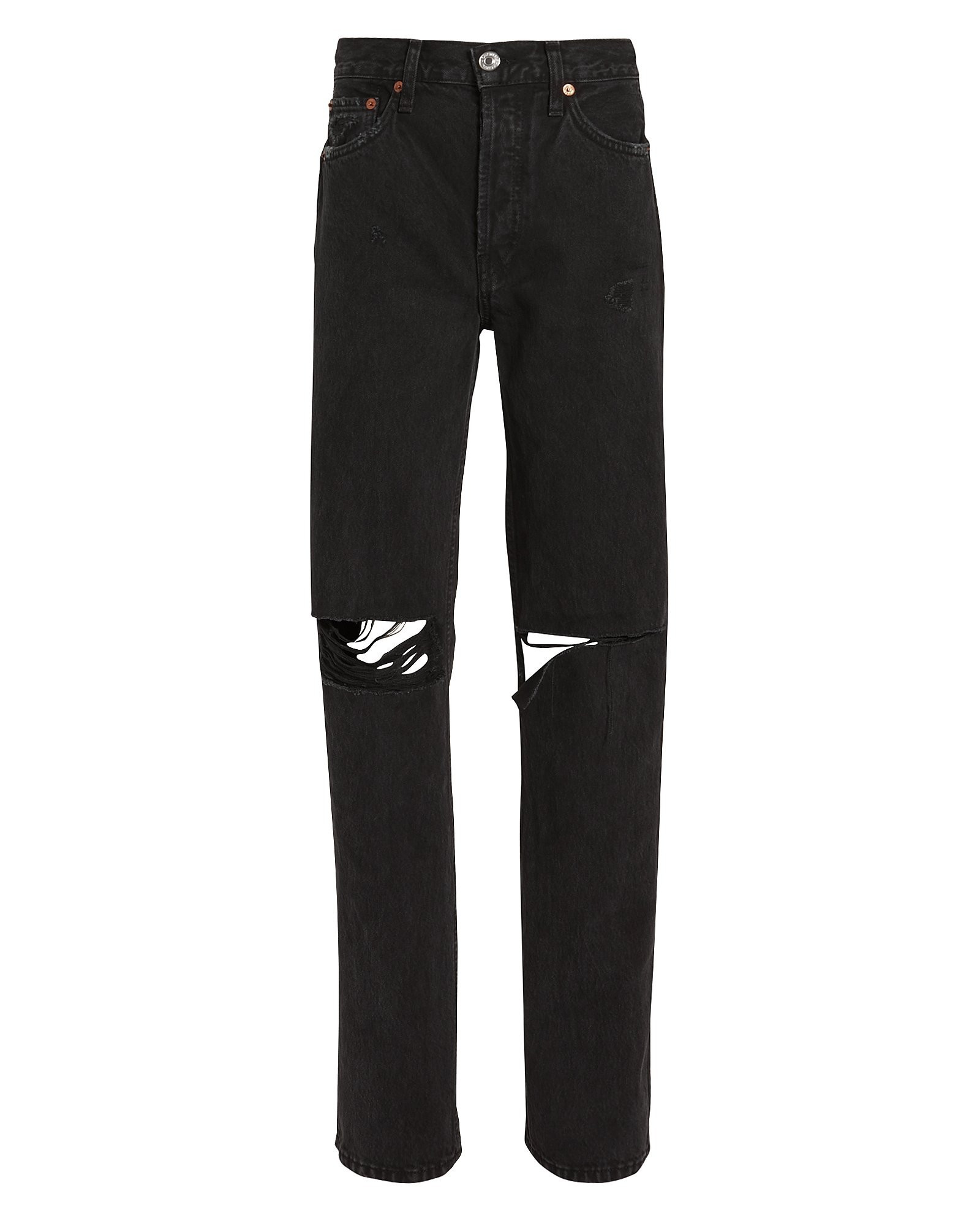 90s High-Rise Loose Straight-Leg Jeans | INTERMIX