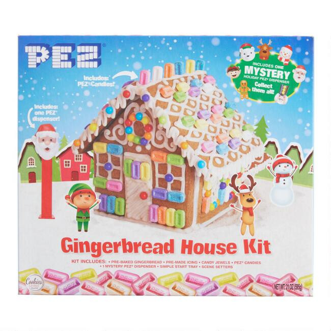 Pez Gingerbread House Kit | World Market