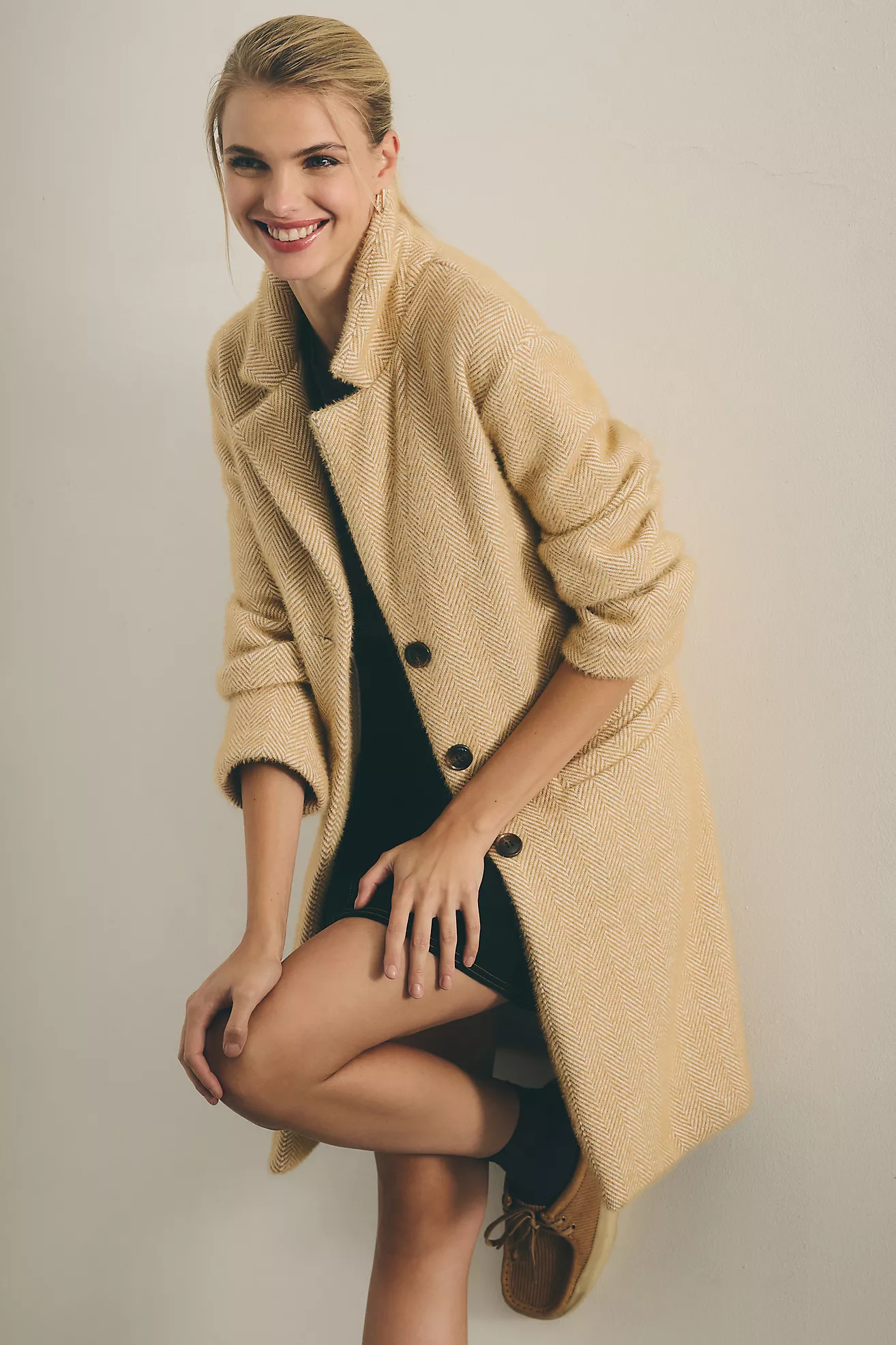 Sanctuary Hometown Fuzzy Knit Coat | Anthropologie (US)