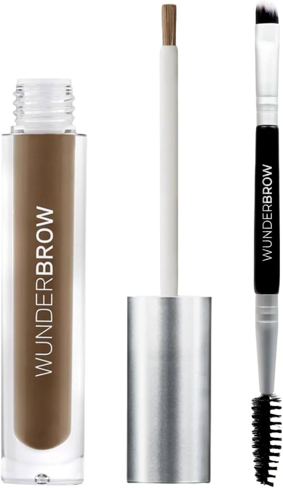 WUNDERBROW Eyebrow Gel, Waterproof, Smudgeproof, Long Lasting, Shade: Black/Brown, Vegan and Crue... | Amazon (US)