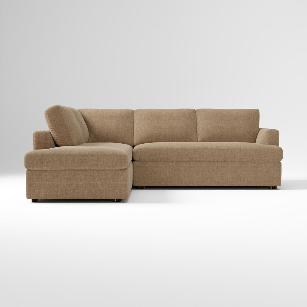 Haven High Profile 2-Piece Bumper Chaise Sectional (111") | West Elm (US)