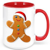 Christmas Coffee Mug, Gingerbread Man, Man Cup, Mugs, Sublimated Design, Cup | Etsy (US)