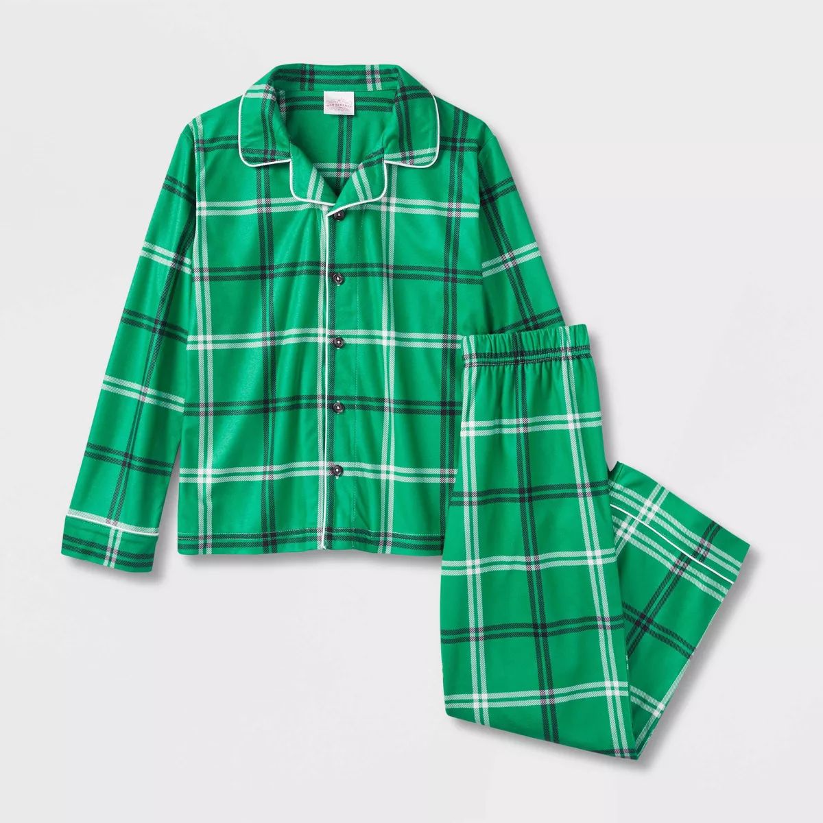 Kids' Plaid Matching Family Pajama Set - Wondershop™ Green | Target