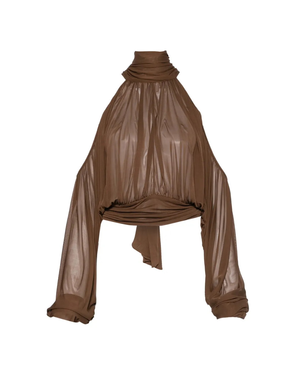 tie-neck blouse | Farfetch Global