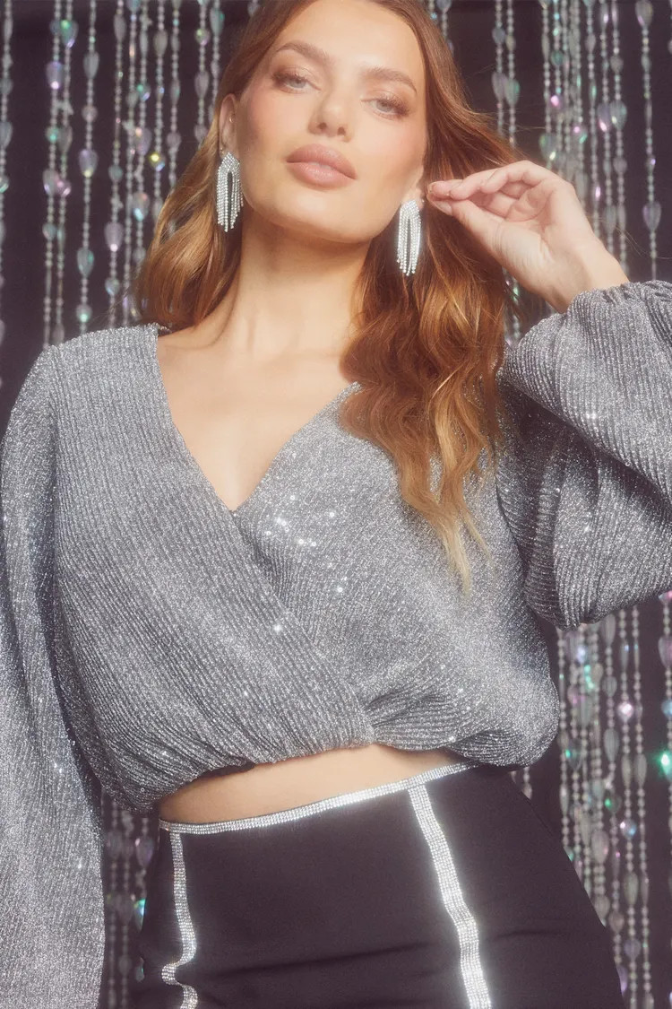 Afterparty Silver Rhinestone Fringe Earrings | Lulus (US)