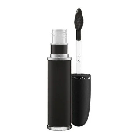 MAC COSMETICS LIPSTICK 0.17 OZ CAVIAR MAC COSMETICS/RETRO MATTE LIQUID LIPCOLOUR (CAVIAR) 0.17 OZ (5 ML) BLACK | Walmart (US)