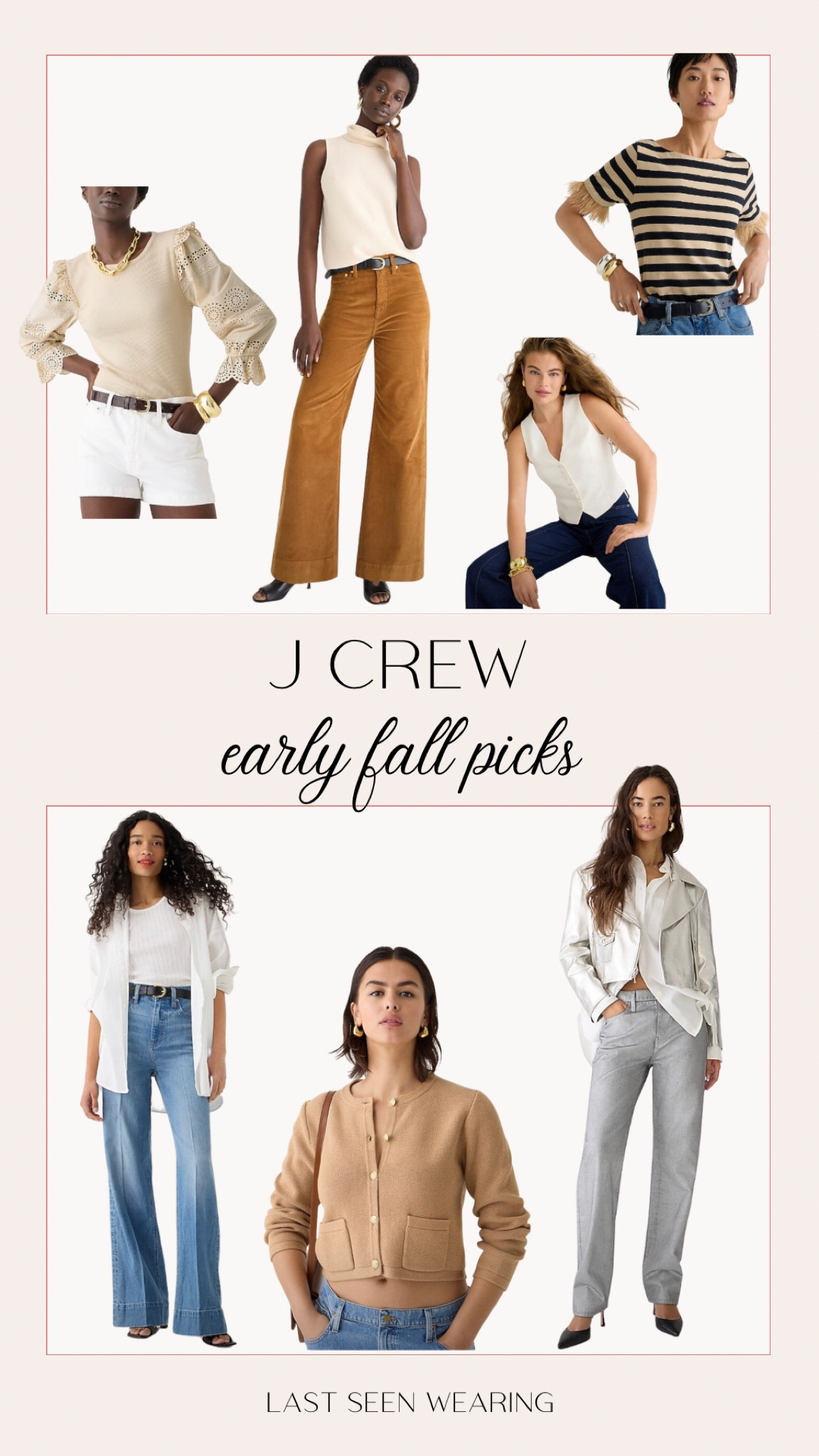 J Crew Early Fall Picks 
#cardigan #jeans

#LTKstyletip #LTKSeasonal