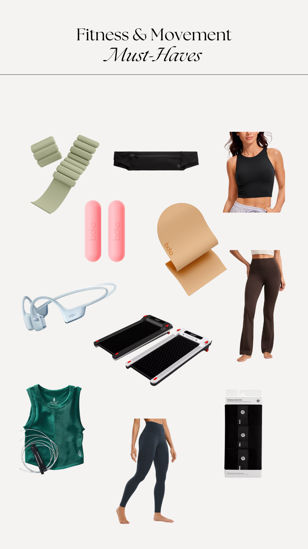 Shop my fitness and movement must-haves that help keep me motivated all year long! 

 #LTKfitnessgoals #LTKselfcare #LTKActive