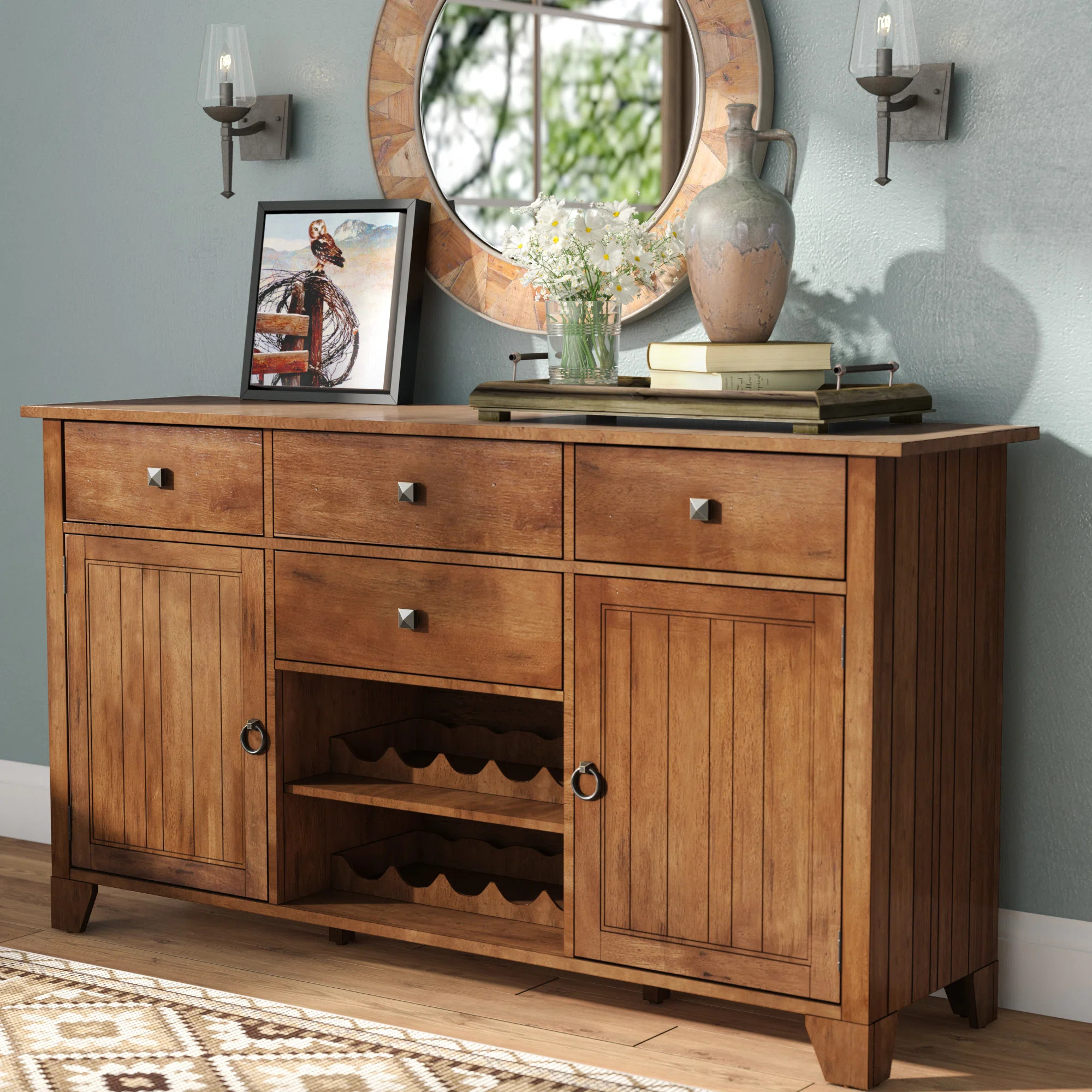 Matanzas 66-inch 4-drawer Solid Wood Sideboard | Wayfair North America