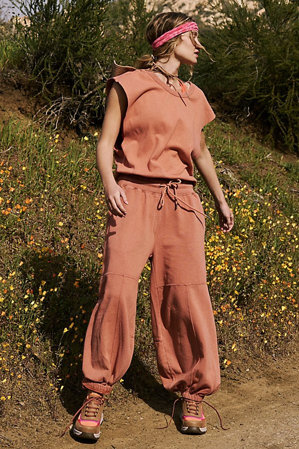 Throw And Go Onesie by FP Movement at Free People, Red Earth, M | Free People (Global - UK&FR Excluded)