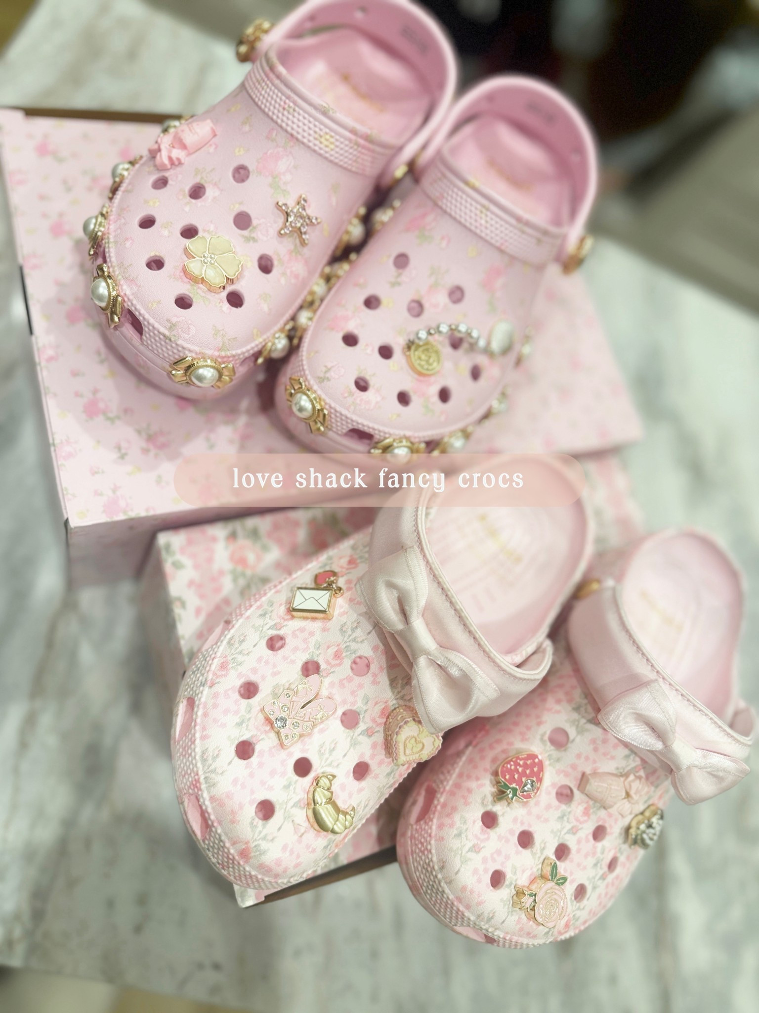love shack fancy crocs | love shack fancy shoes | womens shoes | coquette aesthetic | bows | girly girl | spring trends | spring shoes | crocs | journeys | 

#LTKmomlife #LTKActive #LTKootd