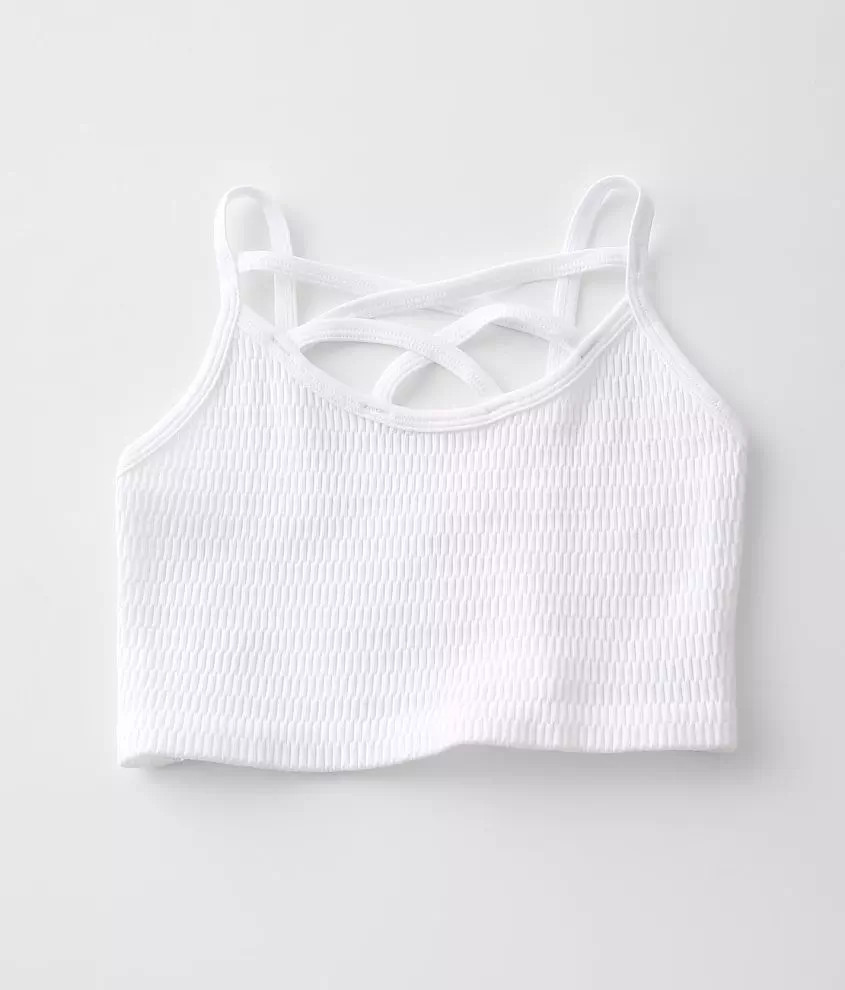 Girls - Smocked Strappy Stretch Bralette | Buckle