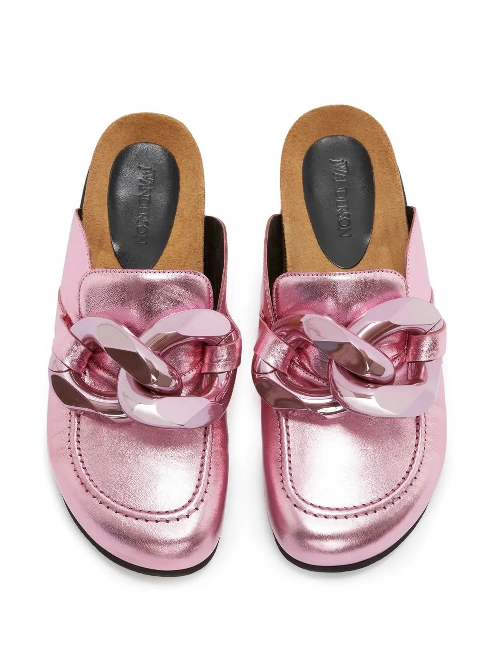 JW Anderson Metallische Mules - Farfetch | Farfetch Global