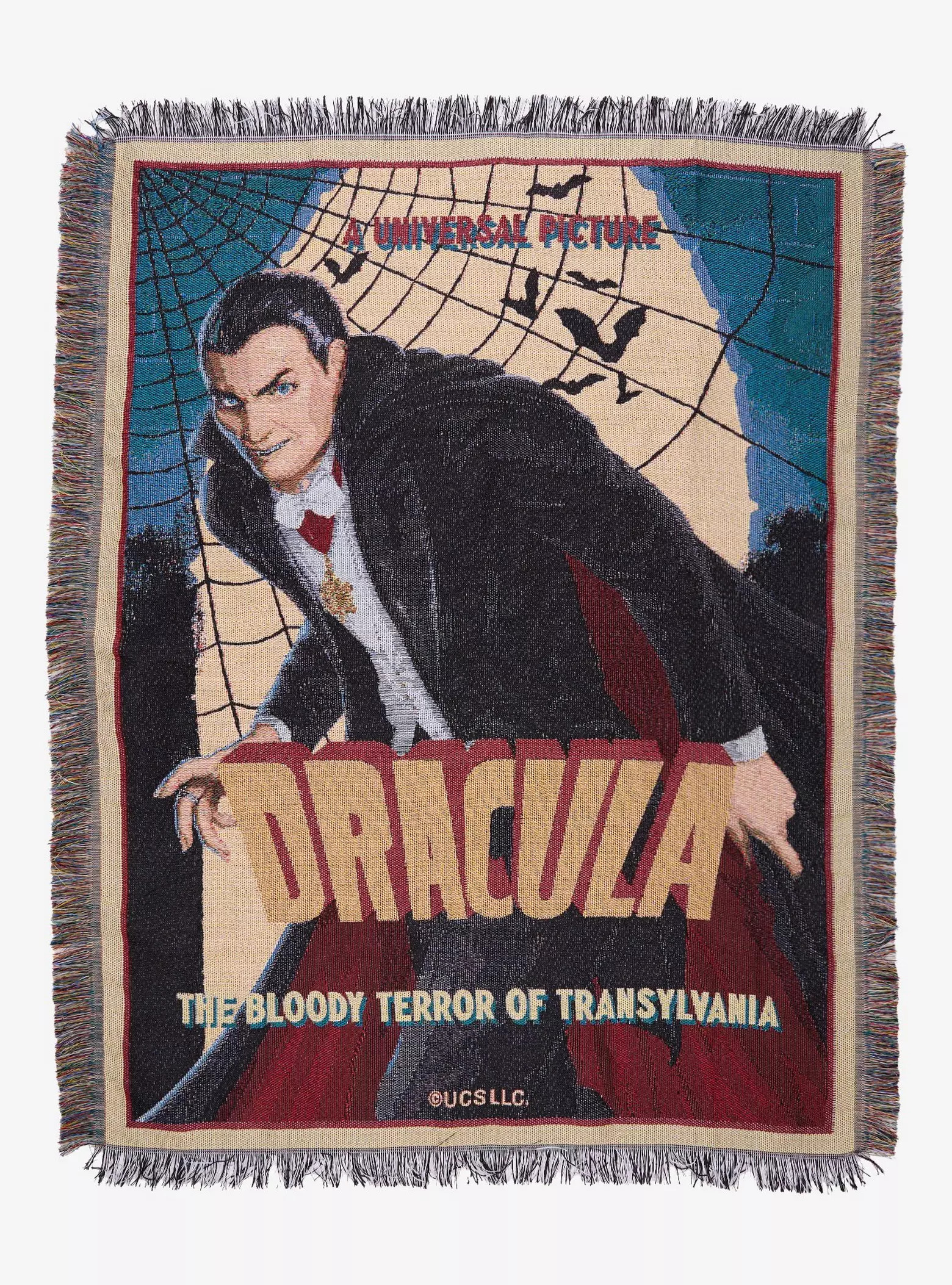 Dracula The Bloody Terror Tapestry Throw - BoxLunch Exclusive | BoxLunch | BoxLunch