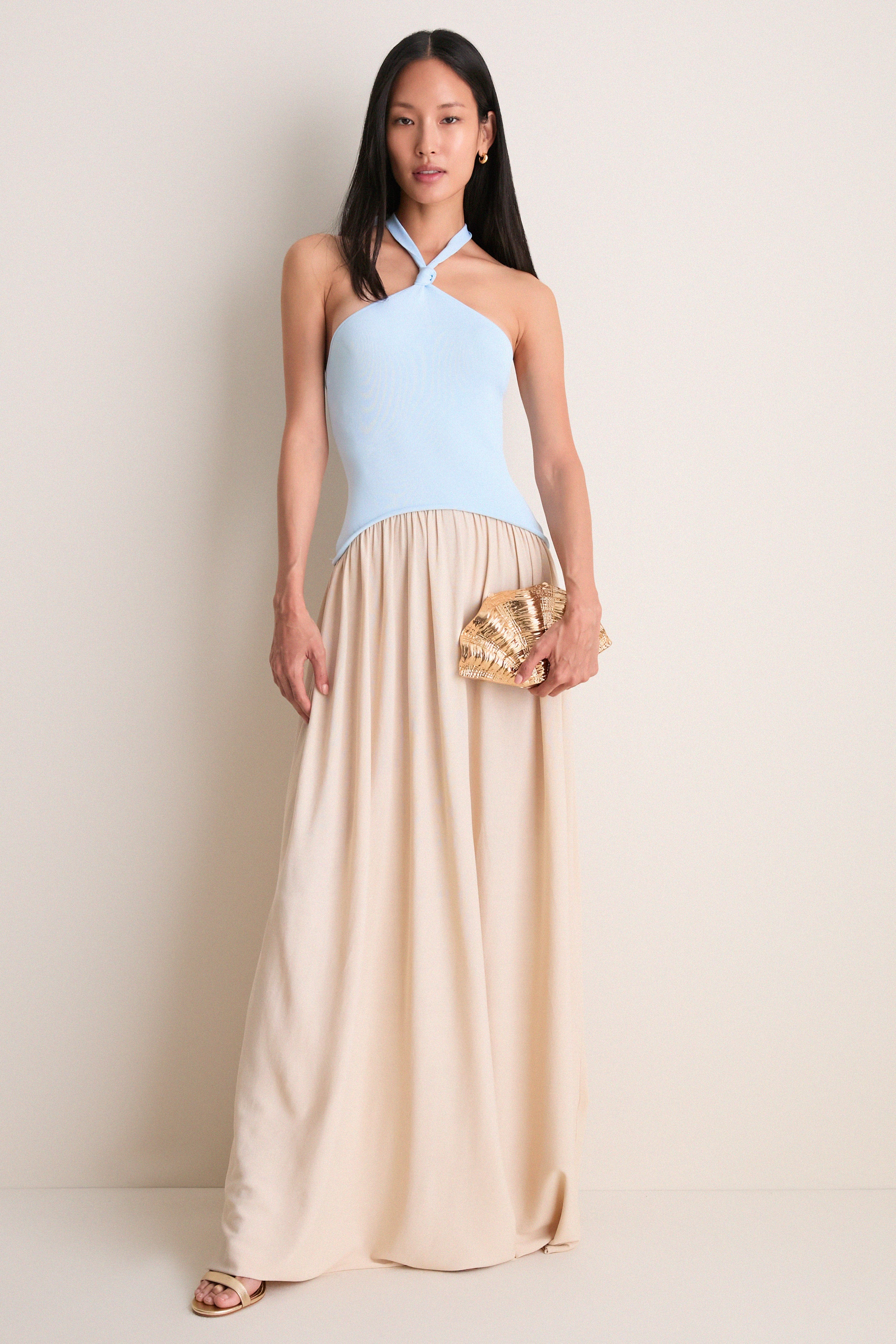 Seabreeze Dune Jordan Halter Dress | Tuckernuck (US)