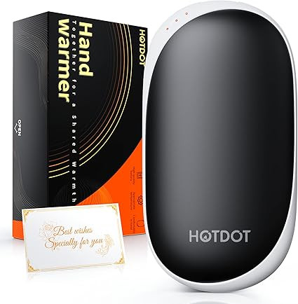 Hotdot Hand Warmers Rechargeable,Electric Hand Warmer Reusable,1 Pack 5200mAh Portable Charger,Ho... | Amazon (US)