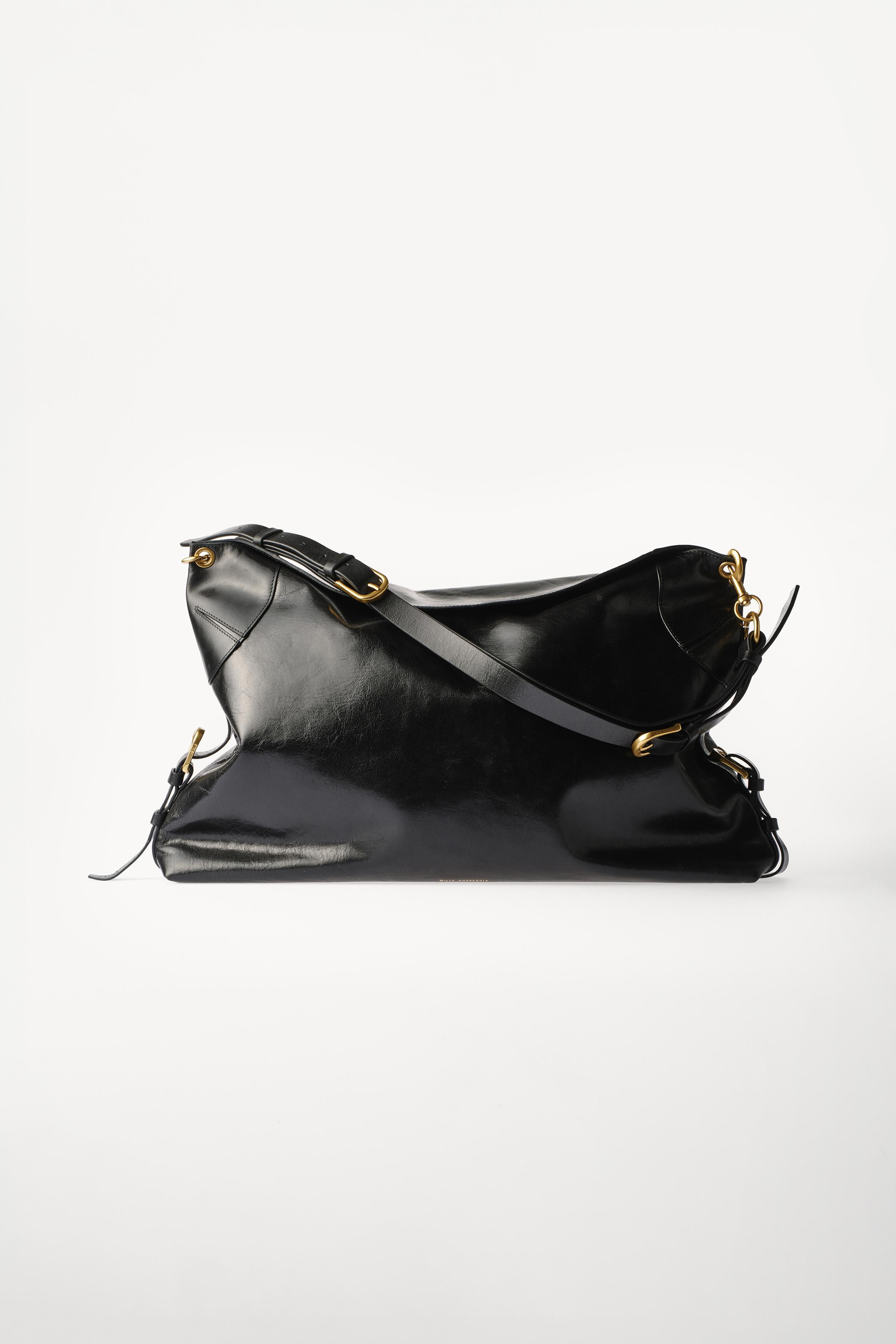 MAXI LEATHER BAG WILLY CHAVARRIA X ZARA | Zara US