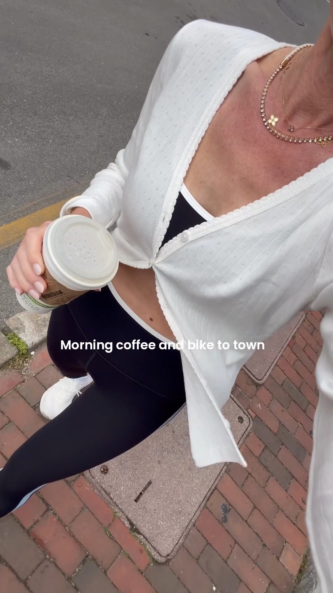 Smalls!! The best pointelle long line cardy. I own this set in 2 Colors. It’s the best coverage top and flattering leggings!