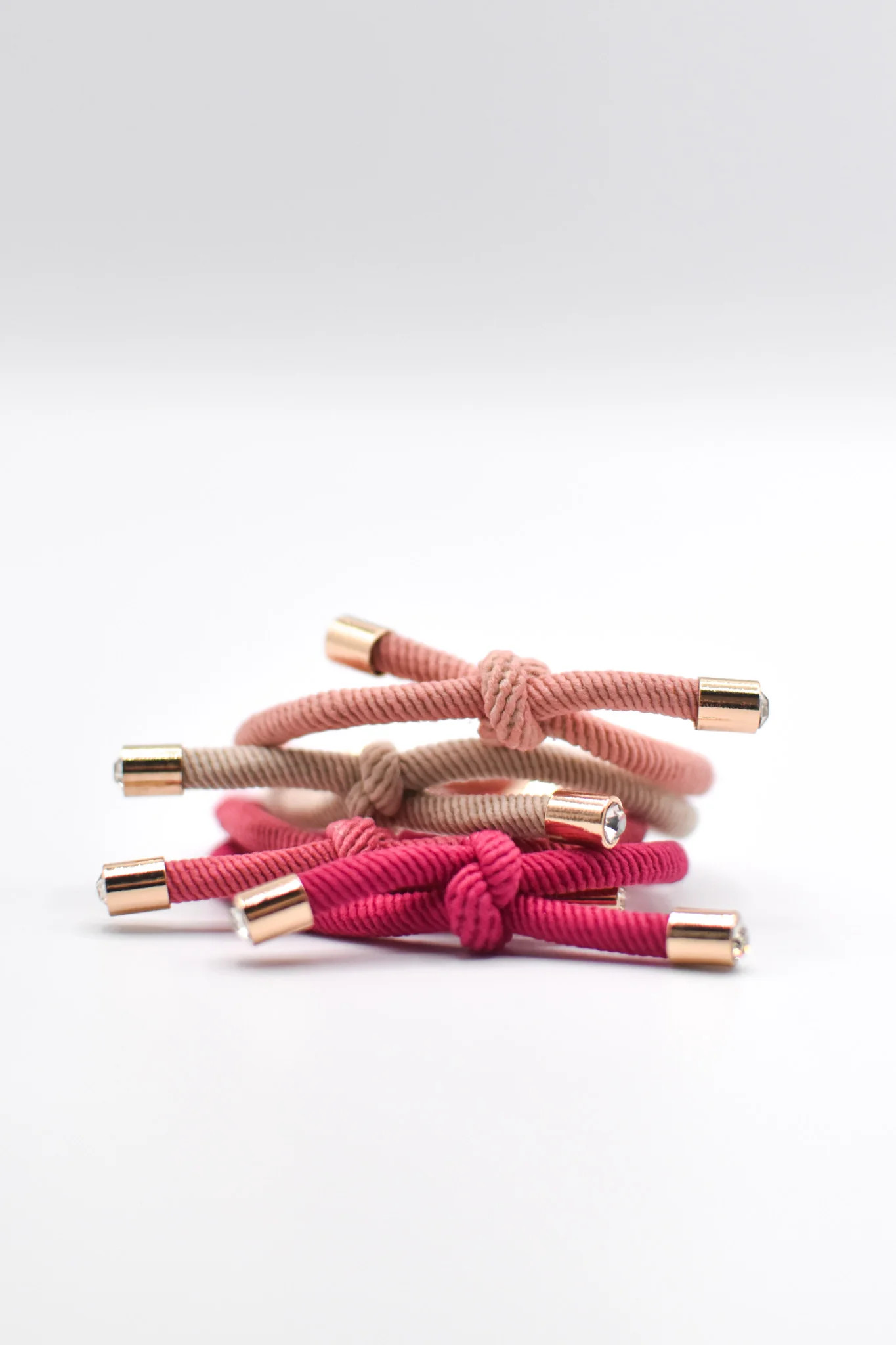 Smith & Co. Hair Tie Set - Pink | Smith and Co. Jewel Design