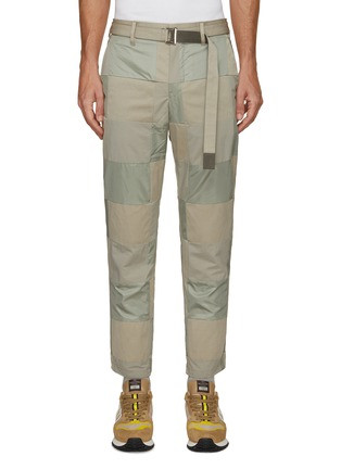 Checkered Patchwork Belted Pants | Lane Crawford (US)