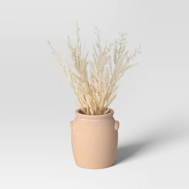 Small Artificial Bleached Grass Arrangement Beige - Threshold™ | Target