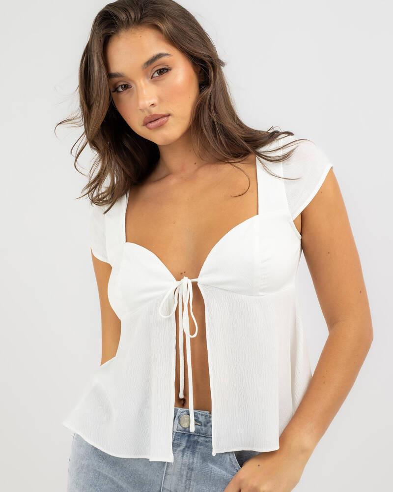 Lilibet Tie Front Top | City Beach (US)